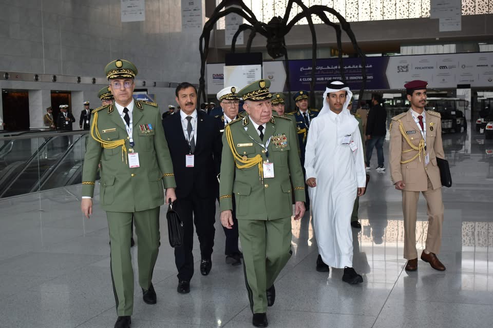 شنقريحة يحضر مراسم الافتتاح الرسمي لمعرض ومؤتمر الدوحة الدولي للدفاع البحري “ديمدكس-2026”
