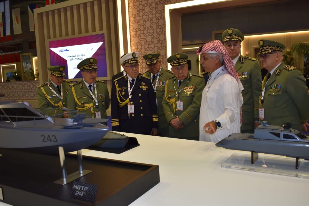 شنقريحة يحضر مراسم الافتتاح الرسمي لمعرض ومؤتمر الدوحة الدولي للدفاع البحري “ديمدكس-2026”