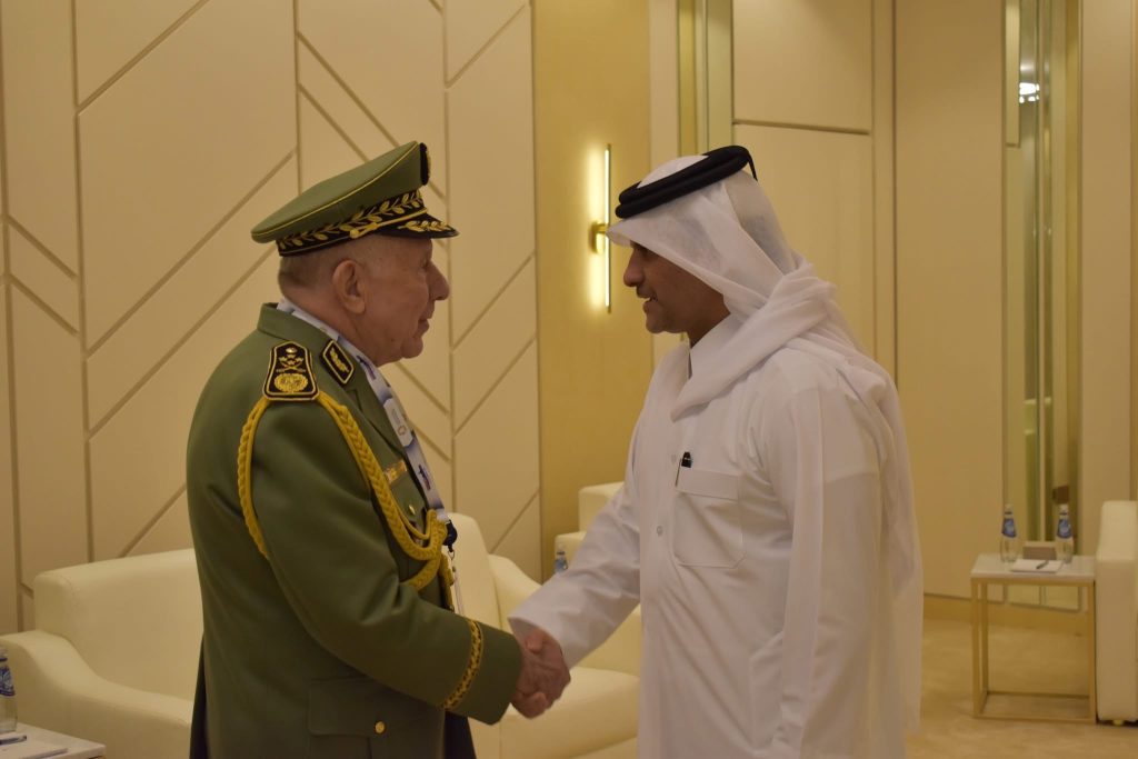 شنقريحة يحضر مراسم الافتتاح الرسمي لمعرض ومؤتمر الدوحة الدولي للدفاع البحري “ديمدكس-2026”