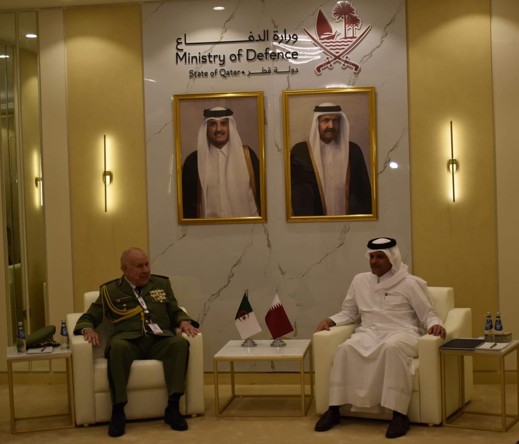 شنقريحة يحضر مراسم الافتتاح الرسمي لمعرض ومؤتمر الدوحة الدولي للدفاع البحري “ديمدكس-2026”