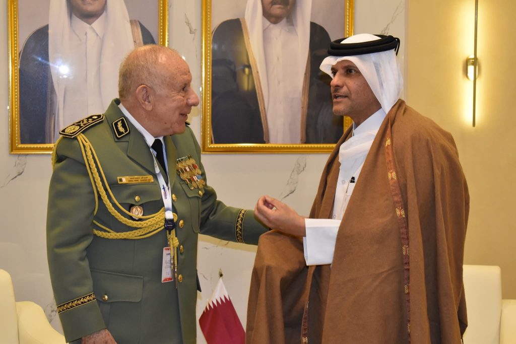 شنقريحة يحضر مراسم الافتتاح الرسمي لمعرض ومؤتمر الدوحة الدولي للدفاع البحري “ديمدكس-2026”