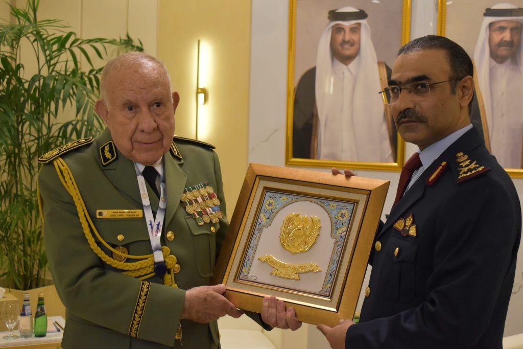 شنقريحة يحضر مراسم الافتتاح الرسمي لمعرض ومؤتمر الدوحة الدولي للدفاع البحري “ديمدكس-2026”