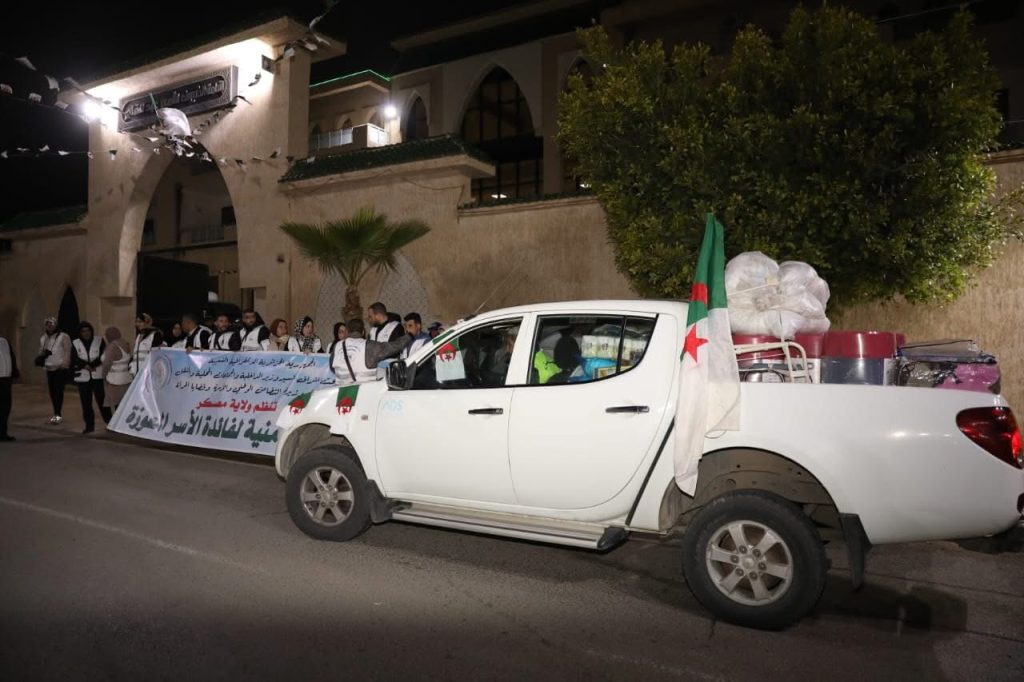 وزير الداخلية الجزائري يقف على مخلفات التقلبات الجوية بمعسكر