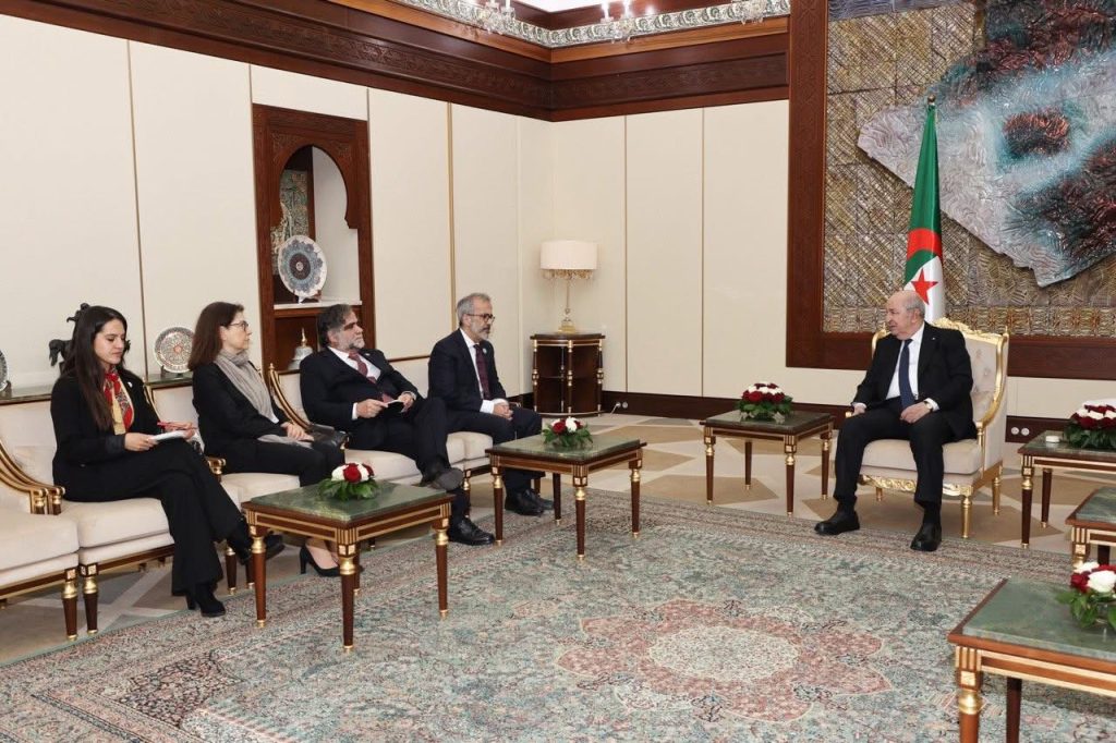 وزير الخارجية البرتغالي في ضيافة الرئيس تبون