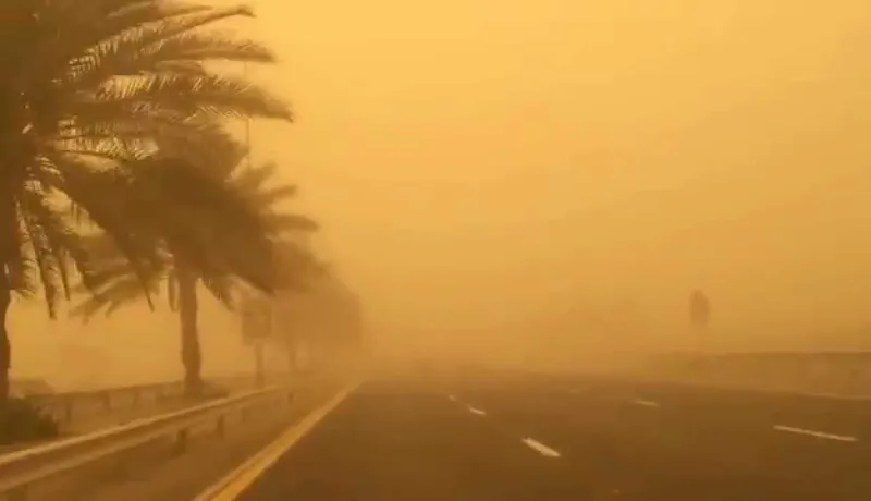 طقس الجزائر : رياح وزوابع رملية تجتاح هذه الولايات