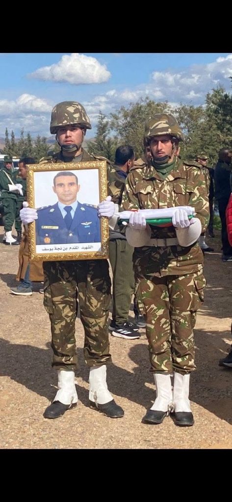 مستغانم تودع ابنها البار الشهيد بن نجة يوسف في جنازة مهيبة