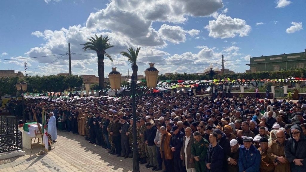 مستغانم تودع ابنها البار الشهيد بن نجة يوسف في جنازة مهيبة
