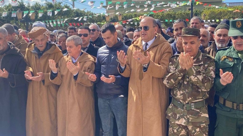 مستغانم تودع ابنها البار الشهيد بن نجة يوسف في جنازة مهيبة