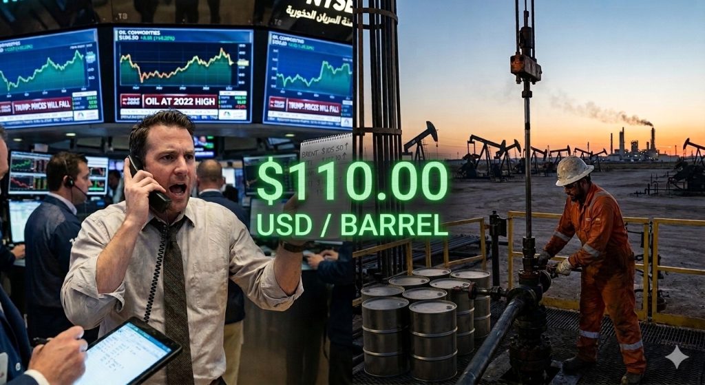 أسعار النفط تتجاوز عتبة 110 دولار!