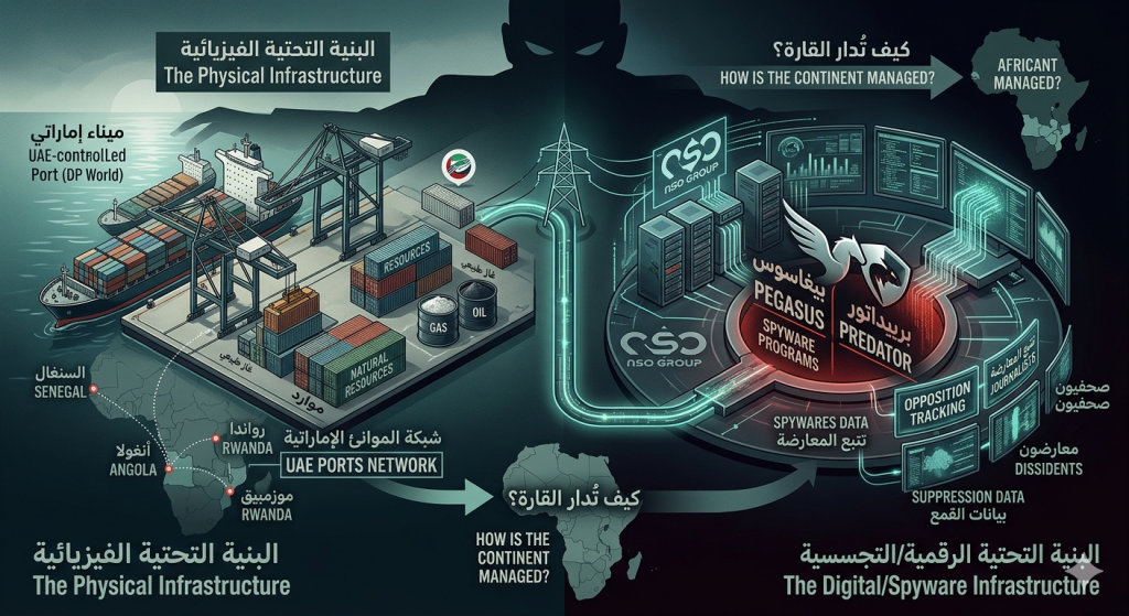 مخطط إماراتي-إسرائيلي خبيث للتجسس على الدول الإفريقية