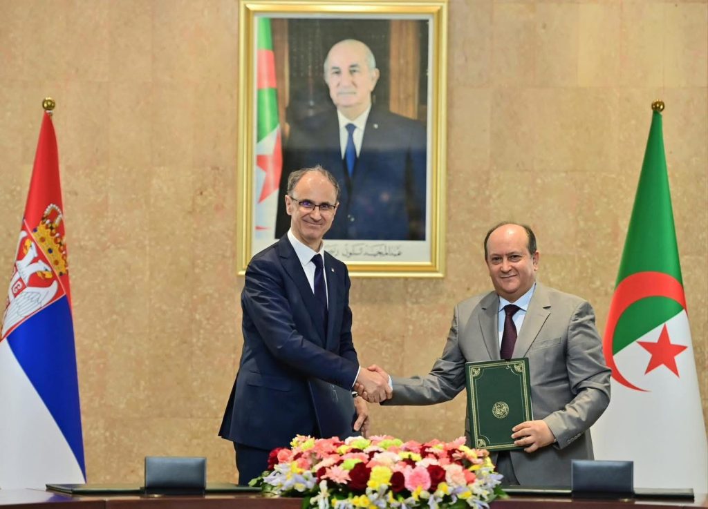 توقيع عدة اتفاقيات بين الجزائر وصربيا