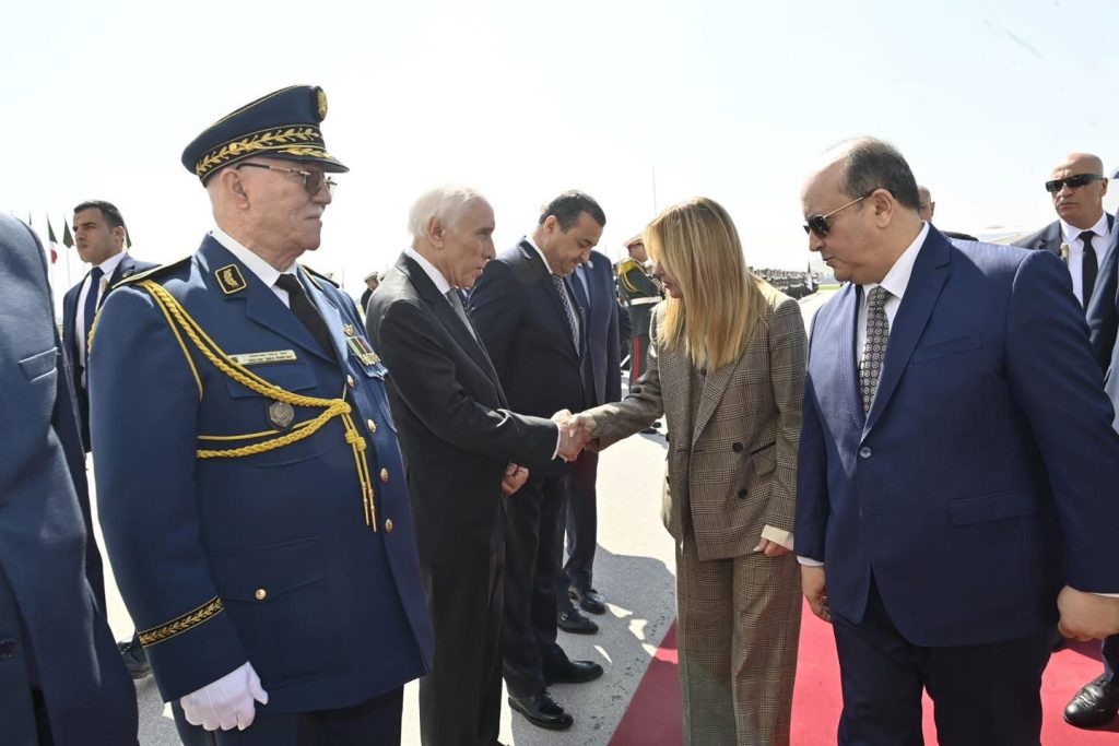ميلوني تحل بالجزائر..(تغطية خاصة)