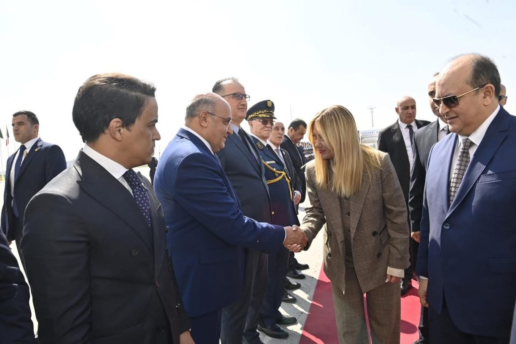 ميلوني تحل بالجزائر..(تغطية خاصة)