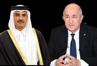 الرئيس الجزائري يعرب عن دعمه للوساطة القطرية لوقف التصعيد في الشرق الأوسط