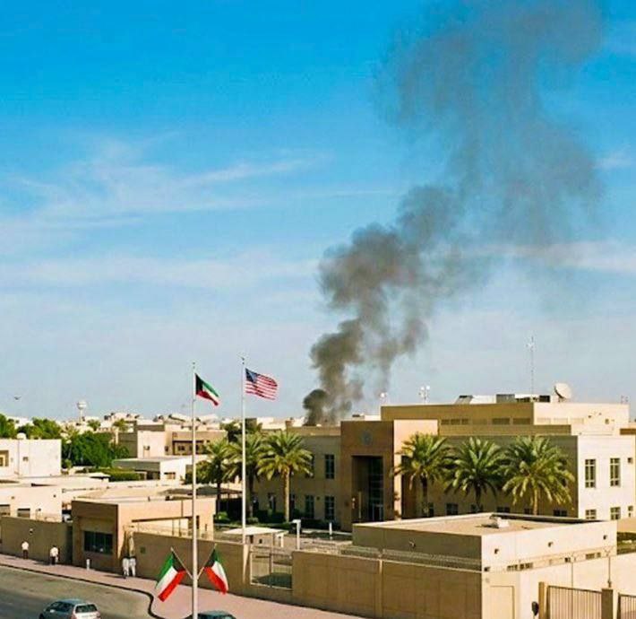 إغلاق السفارة الأمريكية بالكويت حتى إشعار آخر بسبب الرد الإيراني