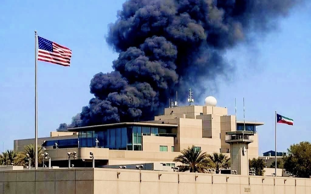 إغلاق السفارة الأمريكية بالكويت حتى إشعار آخر بسبب الرد الإيراني