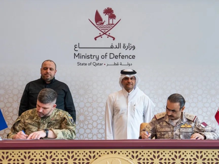 قطر وأوكرانيا توقّعان اتفاقية دفاعية لتعزيز مواجهة الصواريخ والمسيّرات