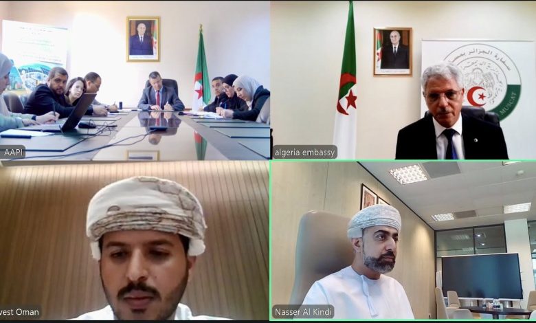 الوكالة الجزائرية لترقية الاستثمار تبحث تعزيز الشراكة مع صالة “استثمر في عمان”