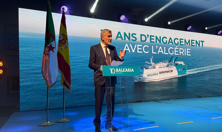 900,000 Passengers: Baleària Celebrates 10 Years in Algeria