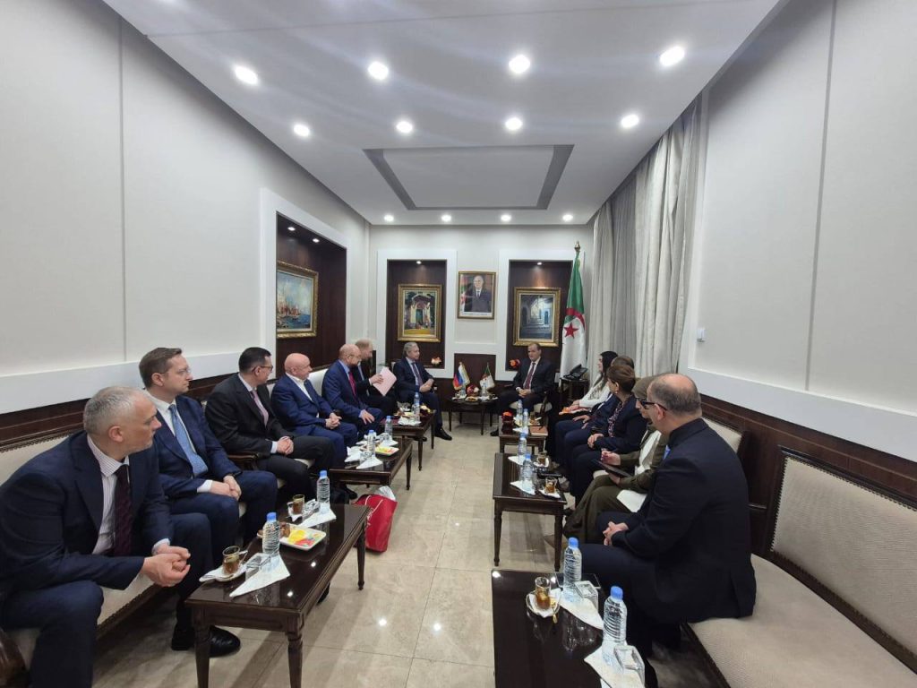 Trade Minister Kamal Rezig Hosts Sergei Cheryomin