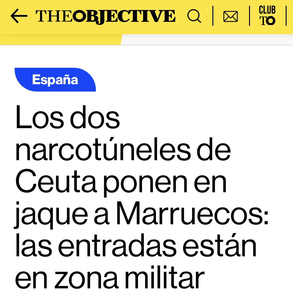 “THE OBJECTIVE” الإسبانية تفجر قنبلة مدوية : أنفاق المخدرات في سبتة تقع داخل قواعد عسكرية للمخزن المغربي