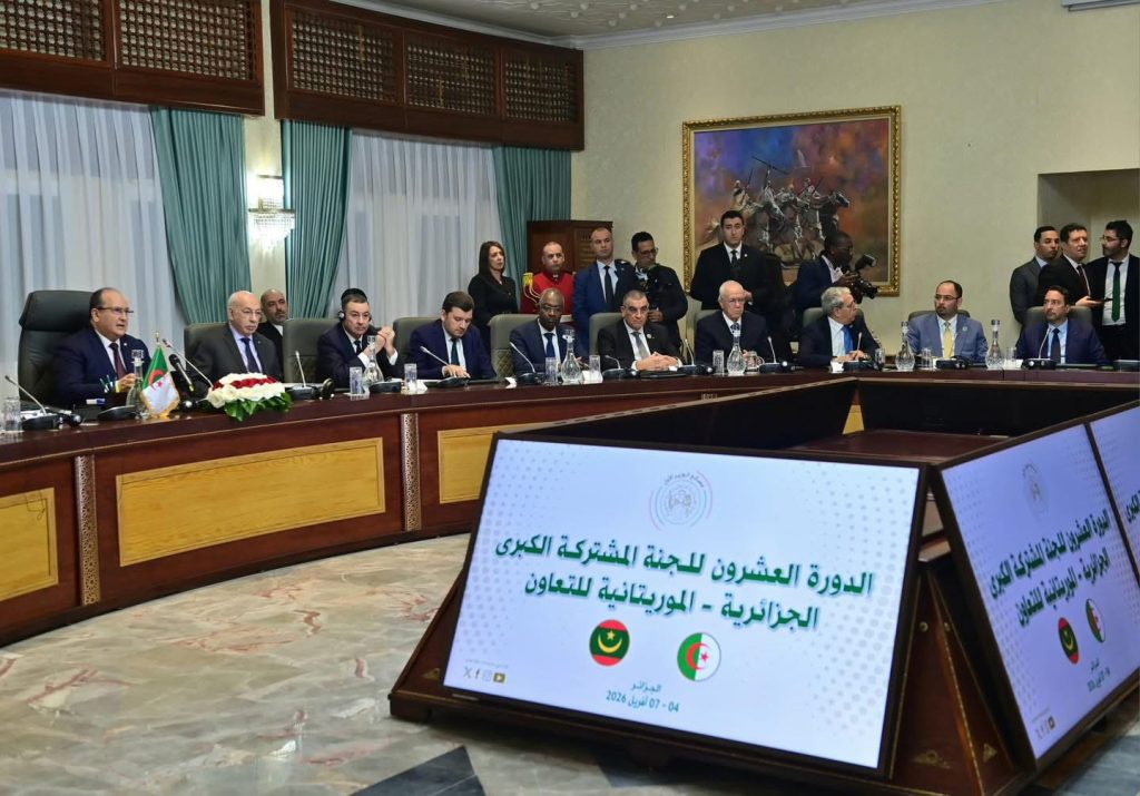 انطلاق أشغال الدورة الـ 20 للجنة المشتركة الكبرى الجزائرية-الموريتانية للتعاون