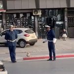 شرطيان جزائريان يوقفان حركة المرور  لتمكين “قطة ” من عبور الطريق بأمان ..مشهد يشعل المنصات!