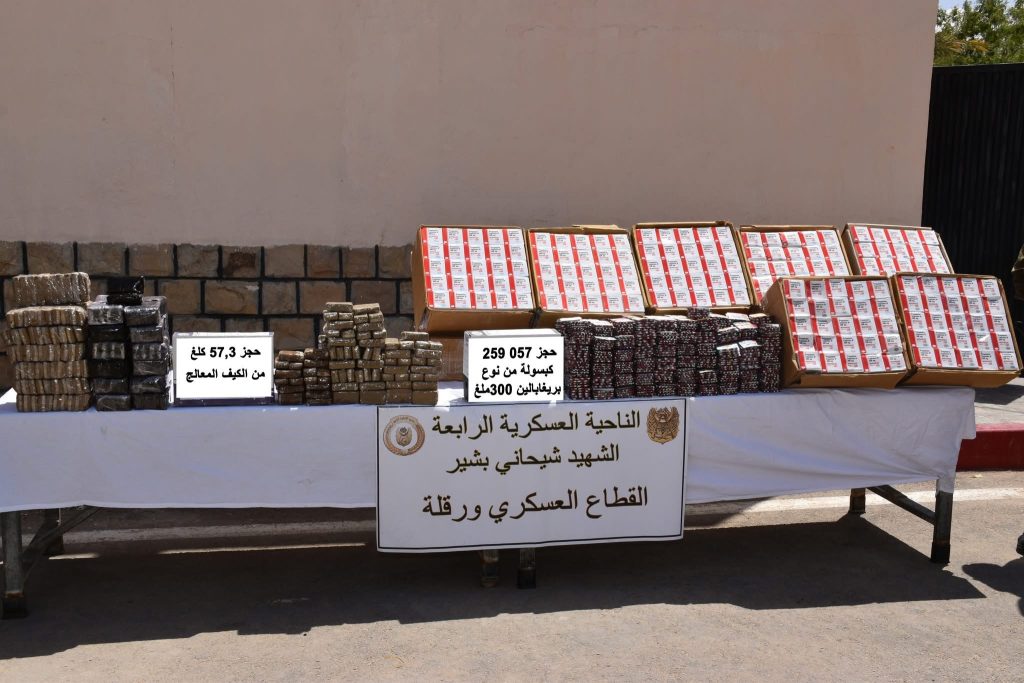 الجيش الجزائري يتصدى لمحاولة إغراق البلاد بـ5 قناطير كيف مغربي!