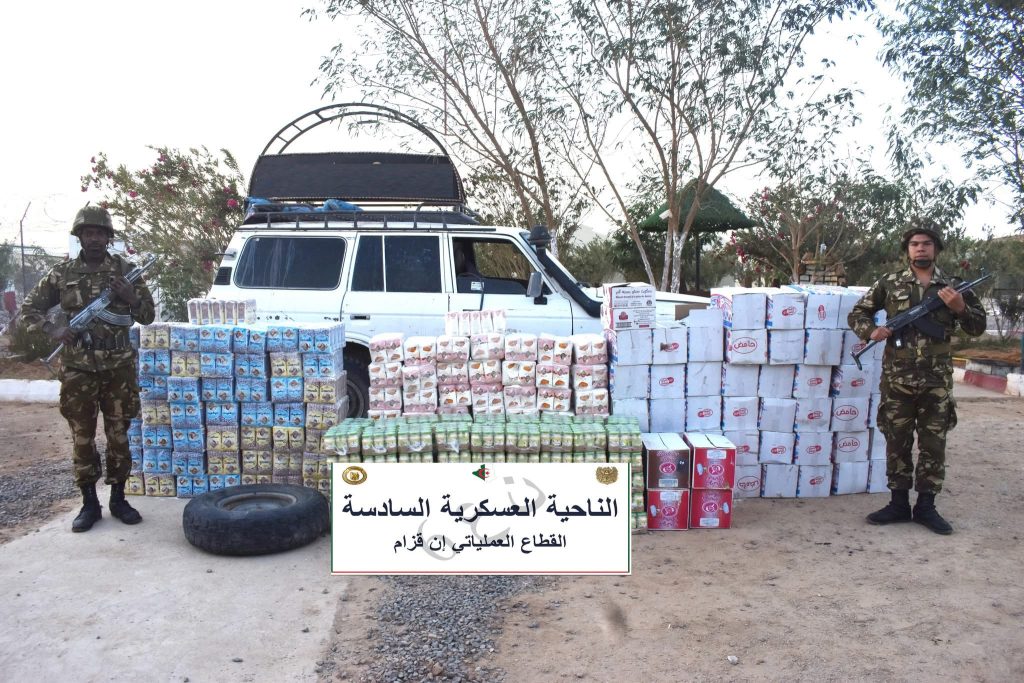 الجيش الجزائري يتصدى لمحاولة إغراق البلاد بـ5 قناطير كيف مغربي!