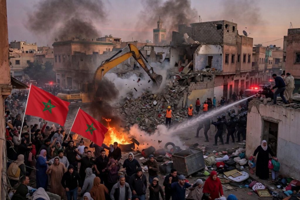 العائلات المغربية تتحدى أجهزة القمع المخزني.. المغرب على صفيح ساخن