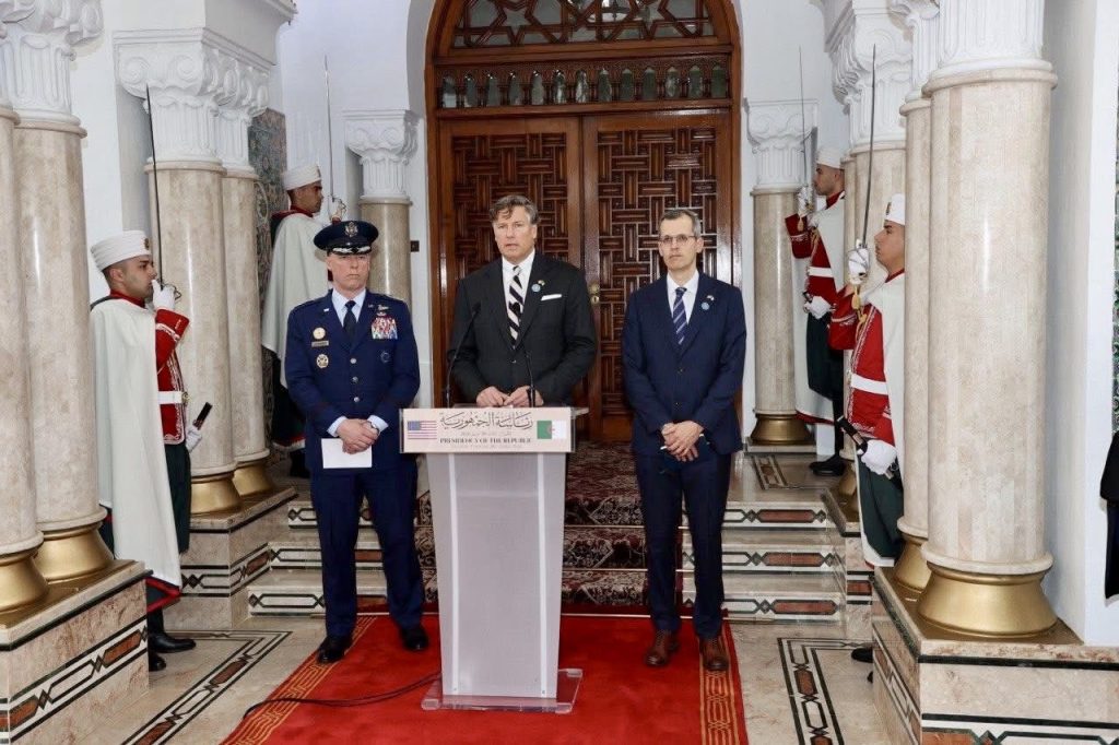From El Mouradia Palace.. The United States Recognizes the Greatness of the Algerian Nation’s History”