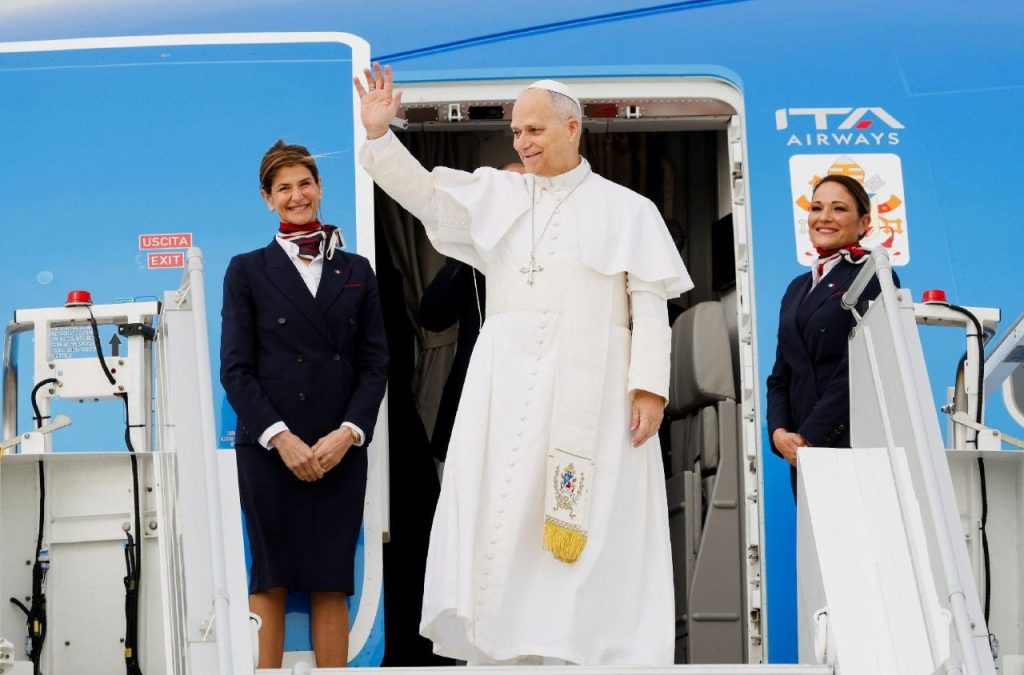 LIVE: Pope Leo XIV Departs Rome for Historic Visit to Algeria