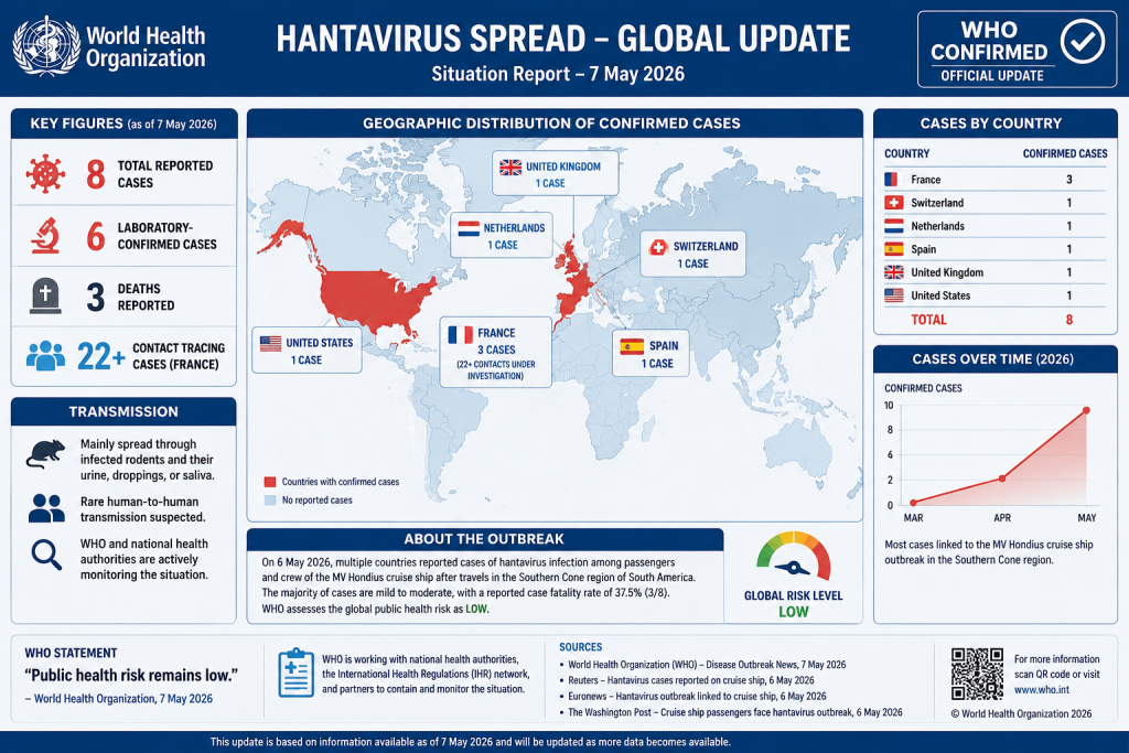 global health alerts after Hantavirus record cases in France and other countries !