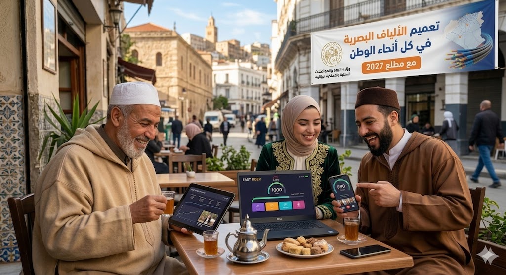 عام 2027 .. الألياف البصرية في كامل التراب الجزائري!