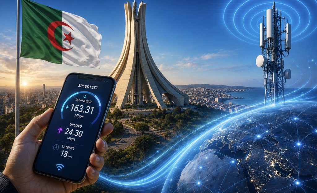 العاصمة الجزائرية تخترق نادي الـ 50 الأفضل عالميا في سرعة إنترنت الهاتف المحمول