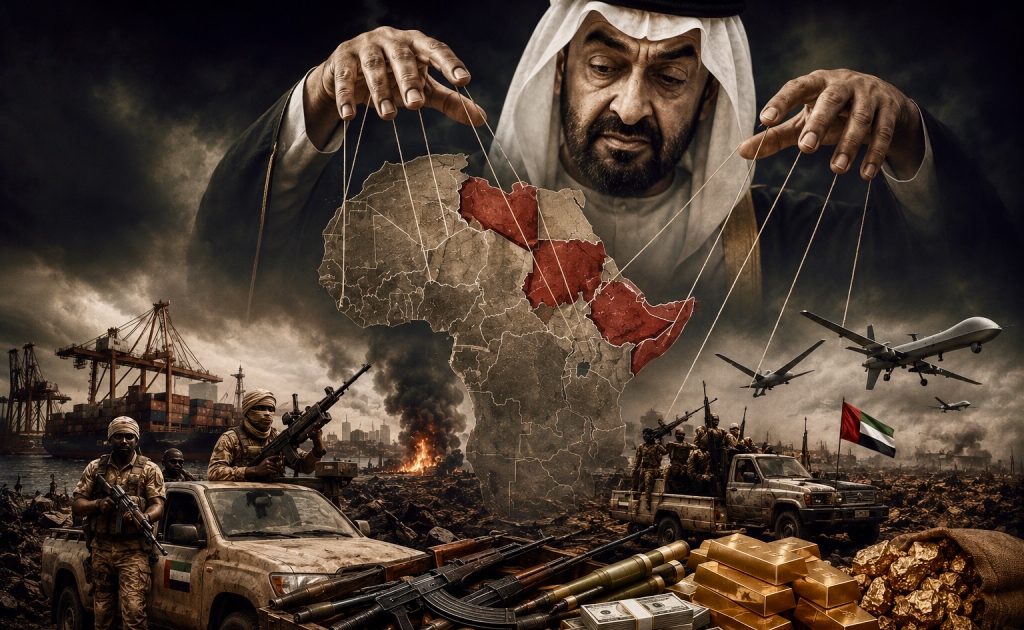 تقرير ألماني يفضح أذرع أبوظبي القذرة في تفتيت 4 دول إفريقية !