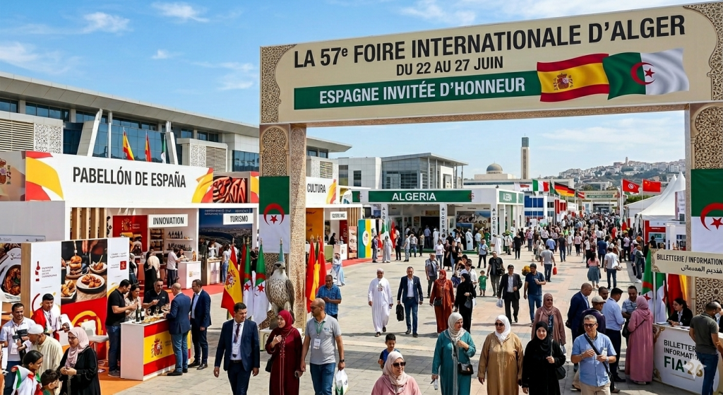 La 57e Foire internationale d’Alger se tiendra du 22 au 27 juin avec l’Espagne comme invitée d’honneur