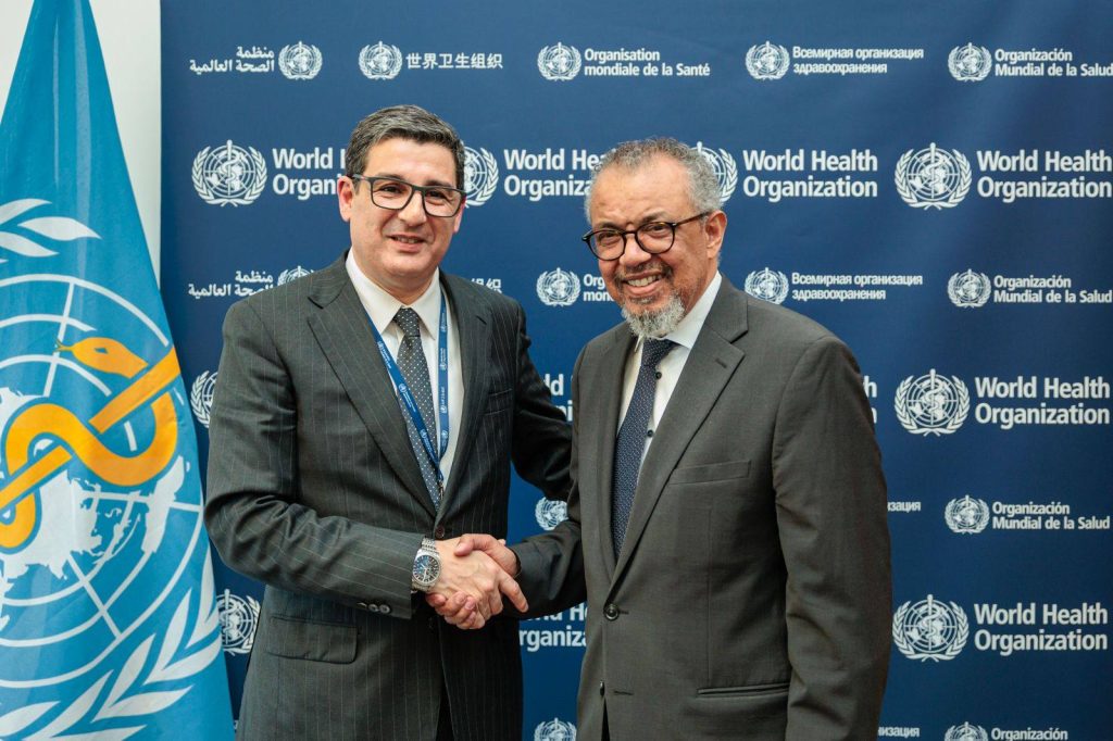 Rencontre entre le ministre de la Santé algérien et le directeur général de l’OMS à Genève