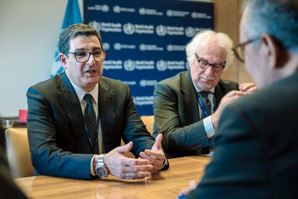 Rencontre entre le ministre de la Santé algérien et le directeur général de l’OMS à Genève