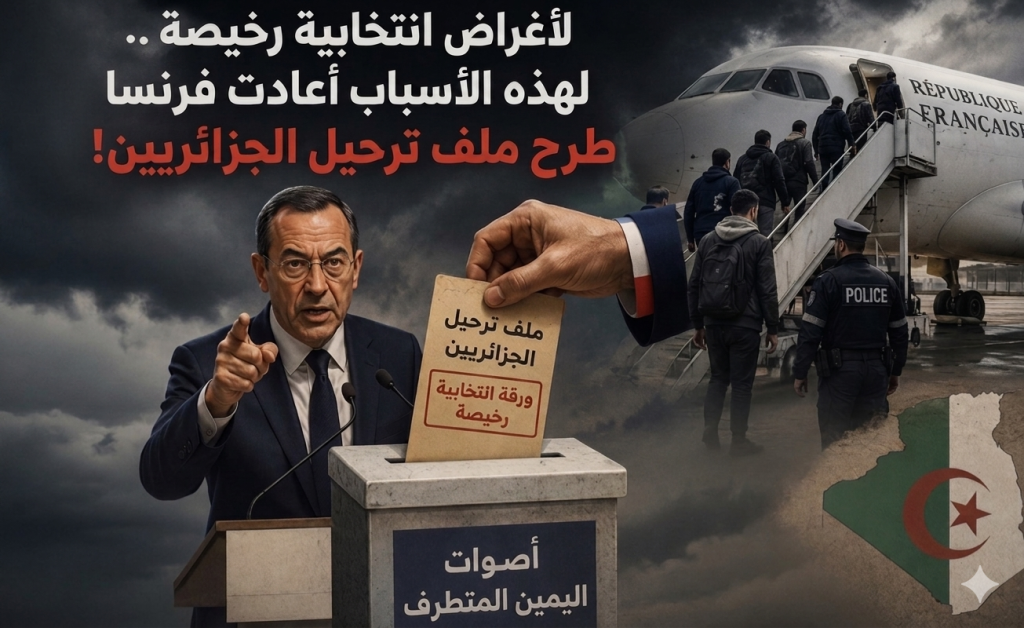 لأغراض انتخابية رخيصة .. لهذه الأسباب أعادت فرنسا طرح ملف ترحيل الجزائريين!