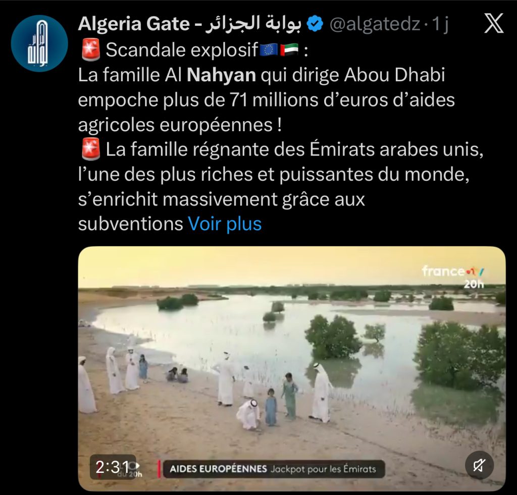 عائلة آل نهيان في قلب فضيحة فساد تهز أوروبا!