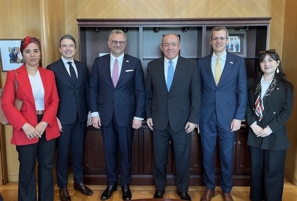 What did Messad Boulos discuss with Algeria’s ambassador to Washington, Sabri Boukadoum?