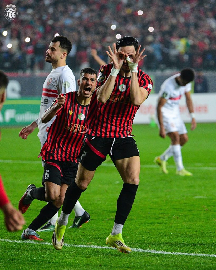 نهائي كأس الكاف.. اتحاد العاصمة الجزائري يفوز على الزمالك بهدف قاتل!