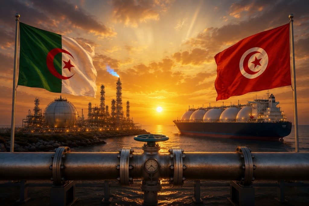 ارتفاع صادرات الغاز الجزائري إلى تونس