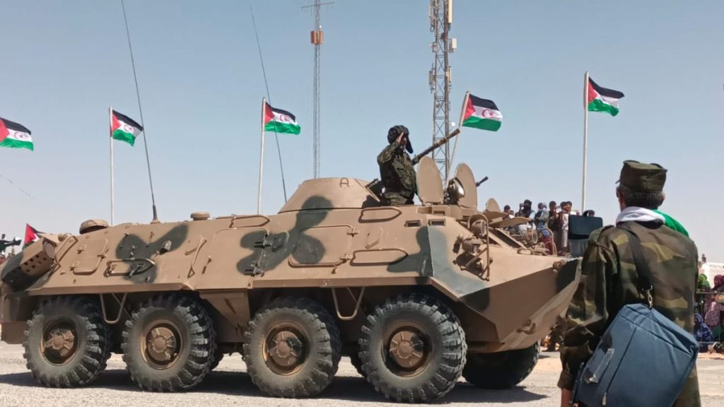 الجيش الصحراوي يقصف قواعد الاحتلال المغربي بقطاع الكلتة