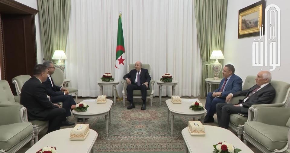 Le président Tebboune reçoit l’ambassadeur d’Iran en visite d’adieu au palais d&rsquo;El Mouradia