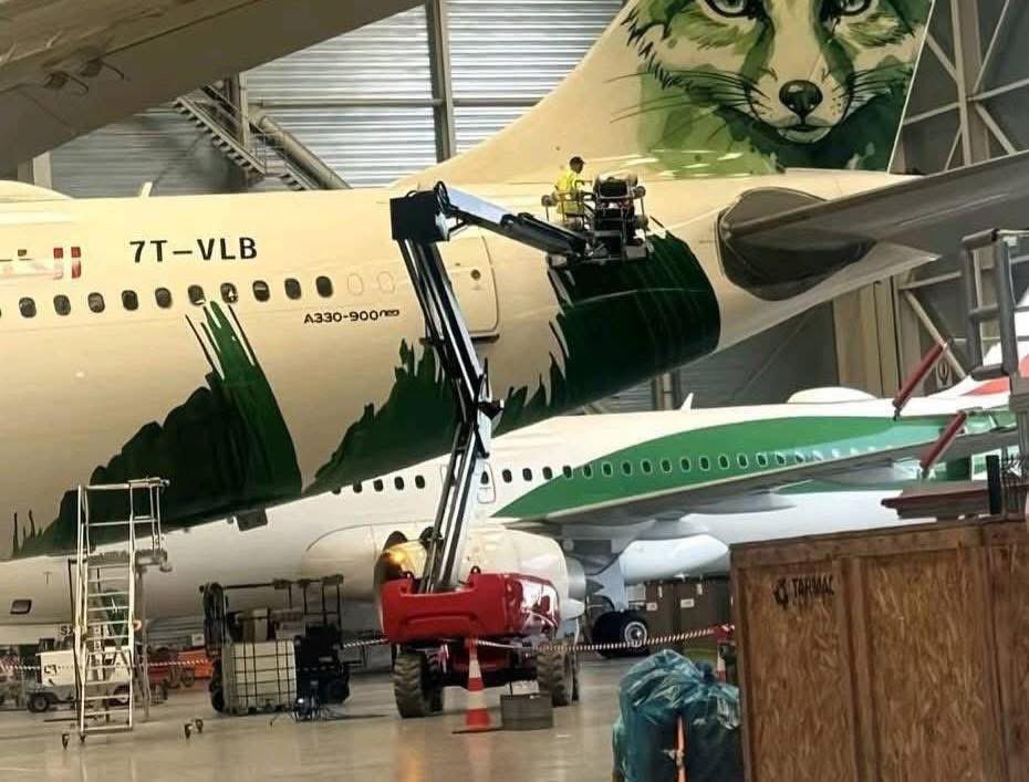 طائرة الجوية الجزائرية  A330-900Neo.. آخر الرتوشات قبل وضعها تحت تصرف رفقاء محرز