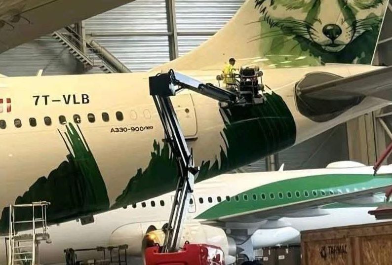 طائرة الجوية الجزائرية  A330-900Neo.. آخر الرتوشات قبل وضعها تحت تصرف رفقاء محرز