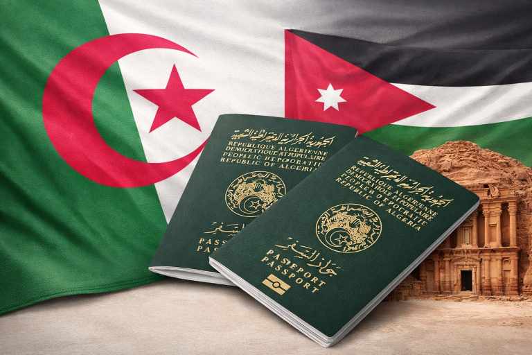 تسهيلات جديدة للجزائريين الراغبين في زيارة الأردن