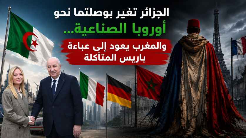 الجزائر تغير بوصلتها نحو أوروبا الصناعية… والمغرب يعود إلى عباءة باريس المتآكلة
